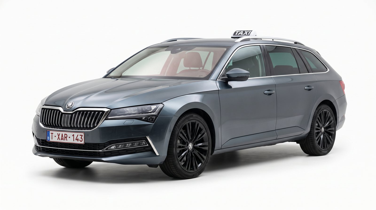 De wagen van Taxi Henok Vorselaar